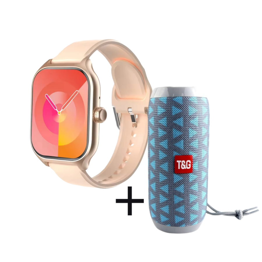 Smartwatch GT4 PRO + Parlante bluetooth TG